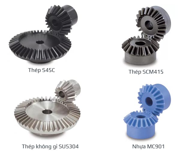 Vật liệu gia công bánh răng