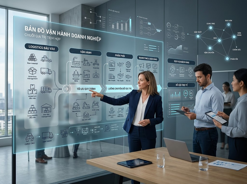 Chuỗi giá trị trong kinh doanh và cách các hoạt động cùng tạo lợi thế