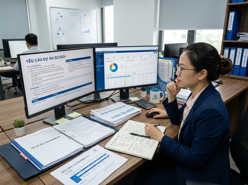 Đầu vào vai trò chuyên môn có thể gồm yêu cầu, dữ liệu, tài nguyên và kết quả từ vai trò khác