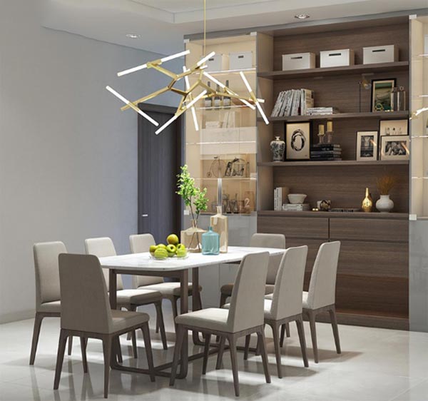 Lựa Chọn Đèn Thả Trần Phòng Ăn 