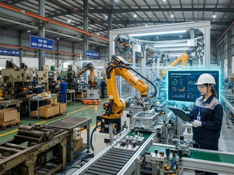 Đổi mới công nghệ khác đổi mới sáng tạo về phạm vi thay đổi và đối tượng được đổi mới
