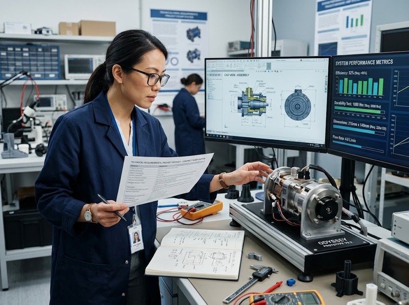 Giải pháp kỹ thuật kết hợp yêu cầu, nguyên lý, nguồn lực và các quyết định thiết kế