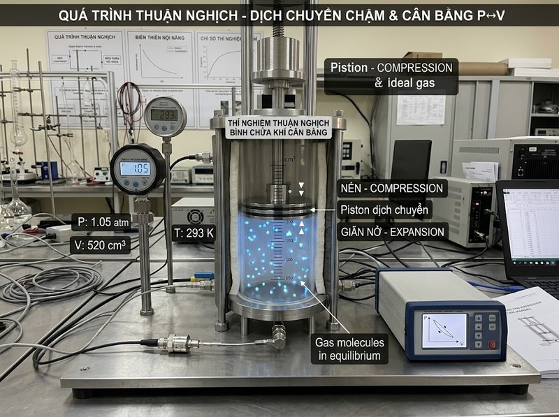 Hiện tượng thuận nghịch và không thuận nghịch khác nhau về khả năng trở lại trạng thái ban đầu