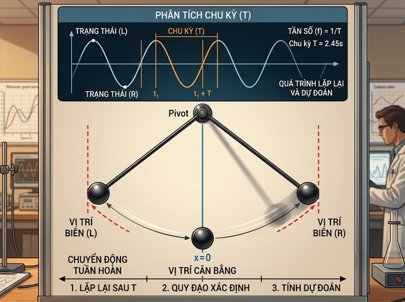 Hiện tượng tuần hoàn lặp lại trạng thái hoặc mẫu biến đổi sau những khoảng xác định