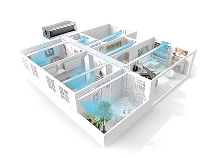 Cách bố trí và hướng lắp miệng gió Louver giúp tăng hiệu quả đối lưu