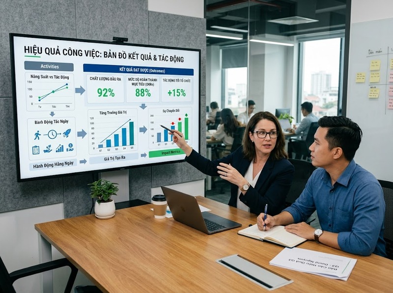 Kết quả mong đợi của vai trò mô tả giá trị hoặc trạng thái cần đạt sau khi thực hiện trách nhiệm