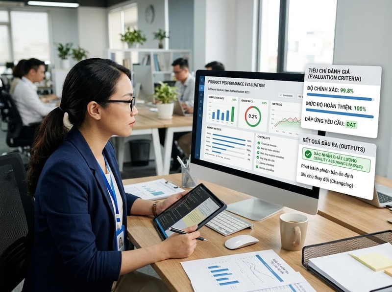 Kết quả mong đợi nghề nghiệp cần mô tả đầu ra, chất lượng và trạng thái người đảm nhiệm phải bảo đảm