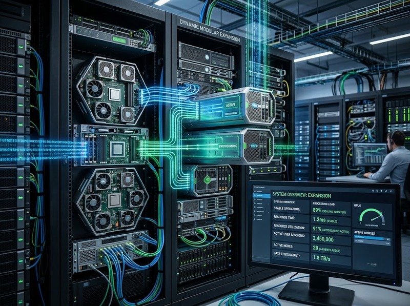 Khả năng mở rộng công nghệ phản ánh mức tăng quy mô mà vẫn duy trì hiệu quả