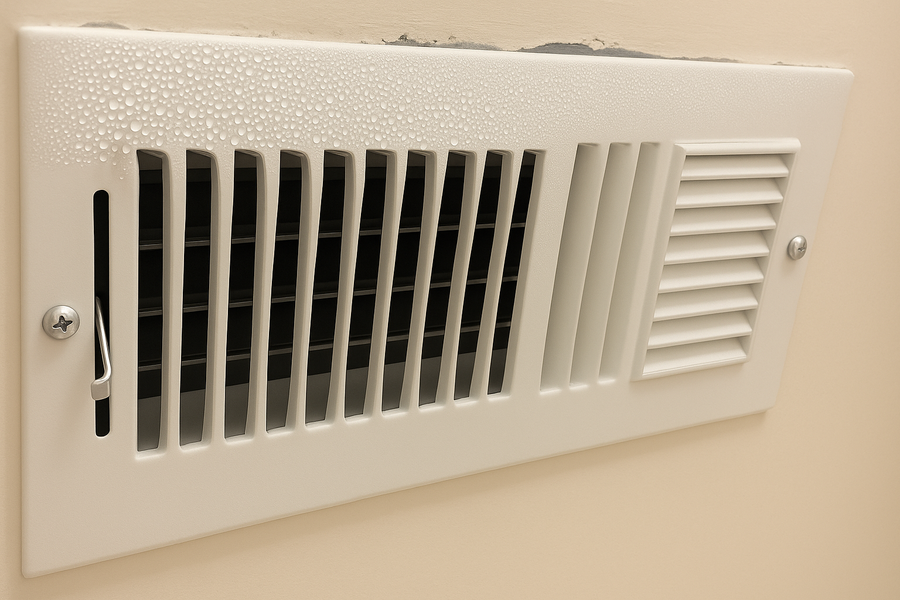 Nguyên nhân miệng gió Louver bị đọng nước và cách xử lý chống ẩm