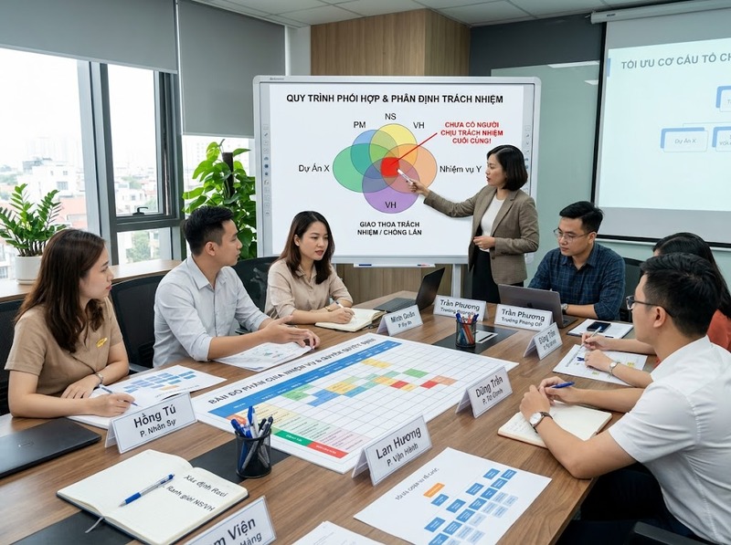 Mơ hồ vai trò chuyên môn xuất hiện khi chức năng, trách nhiệm, quyền hạn hoặc ranh giới không rõ
