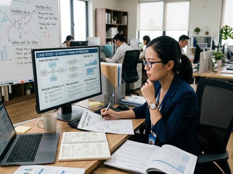 Năng lực làm việc độc lập phản ánh khả năng tự tổ chức, quyết định và chịu trách nhiệm về kết quả