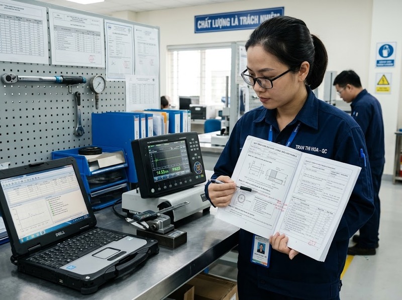 Năng lực tuân thủ tiêu chuẩn thể hiện qua hiểu yêu cầu, áp dụng đúng và kiểm soát sai lệch