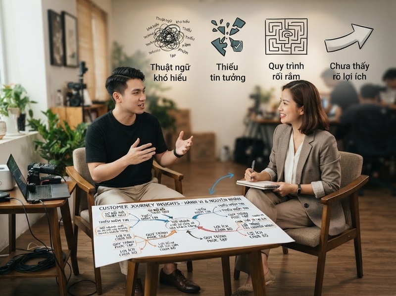 Nghiên cứu định tính marketing phù hợp khi cần khám phá động cơ, nhận thức và trải nghiệm