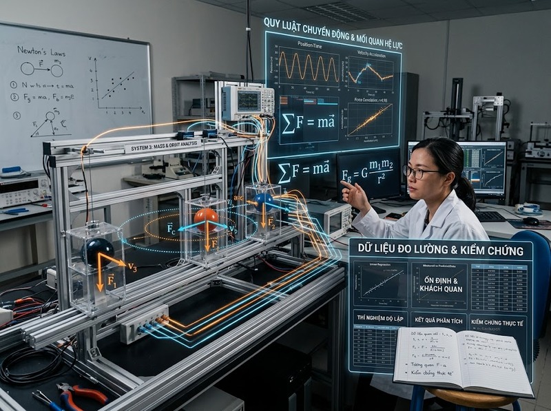 Nguyên lý và quy luật khoa học khác nhau về vai trò giải thích và mô tả quan hệ