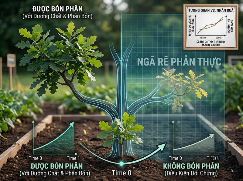 Quan hệ nhân quả cho biết sự thay đổi của một yếu tố tạo ra thay đổi ở yếu tố khác