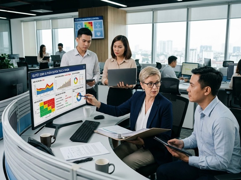 Quyền hạn vai trò chuyên môn phụ thuộc trách nhiệm, mức rủi ro và phạm vi quyết định được giao