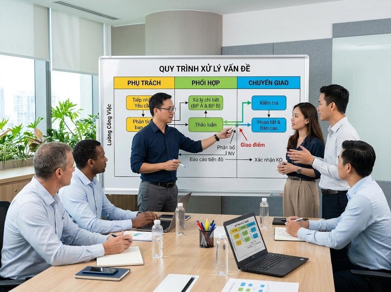 Ranh giới vai trò chuyên môn làm rõ việc thuộc trách nhiệm, không thuộc trách nhiệm và điểm bàn giao