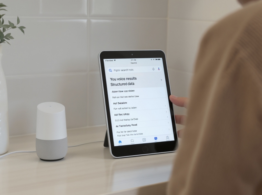 Structured data đóng vai trò gì trong tìm kiếm bằng giọng nói?