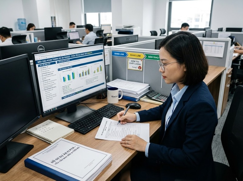 Trách nhiệm thực thi yêu cầu hoàn thành nhiệm vụ đúng yêu cầu, thời hạn và tiêu chuẩn chuyên môn
