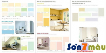 Bảng màu sơn Dulux ngoài trời - Khoa học Kỹ thuật