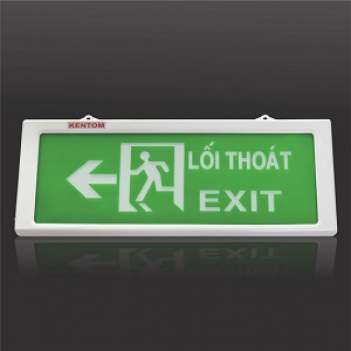 Đèn exit KT 690 Kentom trong tầng hầm - Khoa học Kỹ thuật