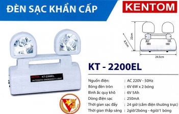 Đèn sự cố KT-2200 Kentom - Khoa học Kỹ thuật