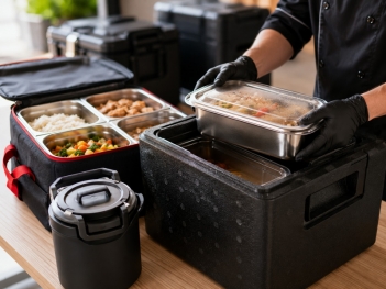 Dụng cụ vận chuyển món ăn tiệc cần đáp ứng yêu cầu gì