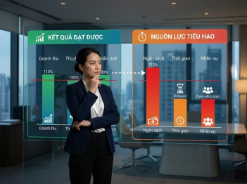 Phân biệt hiệu quả và hiệu suất trong kinh doanh