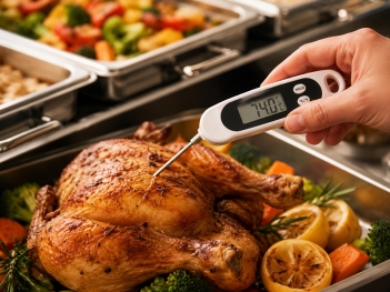 Cách sử dụng nhiệt kế thực phẩm khi nấu tiệc