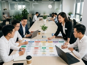 Phân công công việc trong tổ chức theo những nguyên tắc nào?
