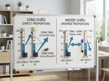 Phân biệt quan hệ tỷ lệ nghịch và tỷ lệ thuận