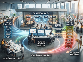 Vai trò của marketing trong kết nối tổ chức với thị trường