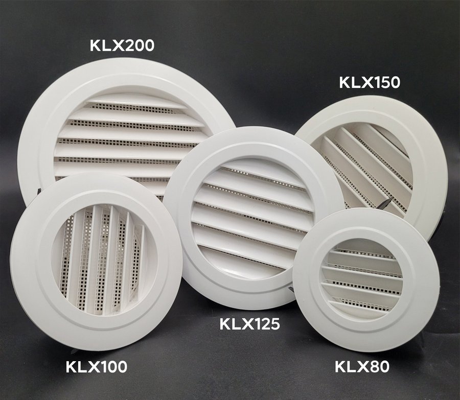 kích thước miệng gió louver