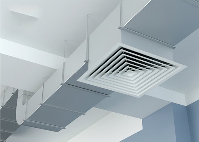 ứng dụng miệng gió louver